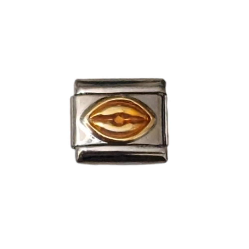 Italian Charmlink Red Lips for‎ Charm Bracelet 9mm Stainless Steel